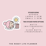 WAKE UP | ROSEY POSEY | CLEAR MATTE & MATTE | RP-042