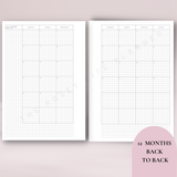 2024 & UNDATED VERSION | PRINTED | MONTHLY INSERTS |  ROSEY PLANNER