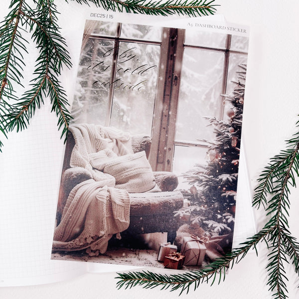 TEARABLE STICKER  | SHEET 15 | CLEAR  | DECEMBER 25 COLLECTION