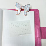 APR26 | MINI SHEET ROSEGOLD & BLACK NUMBERS