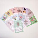 ROSEY POSEY | MONTHLY CALENDAR | +ACRYLIC STAND