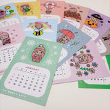 ROSEY POSEY | MONTHLY CALENDAR | +ACRYLIC STAND