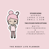 FORGETFUL / THINKING | ROSEY POSEY | CLEAR MATTE & MATTE | RP-067