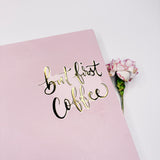 DIE CUT STICKER | Coffee & Planning 4.0