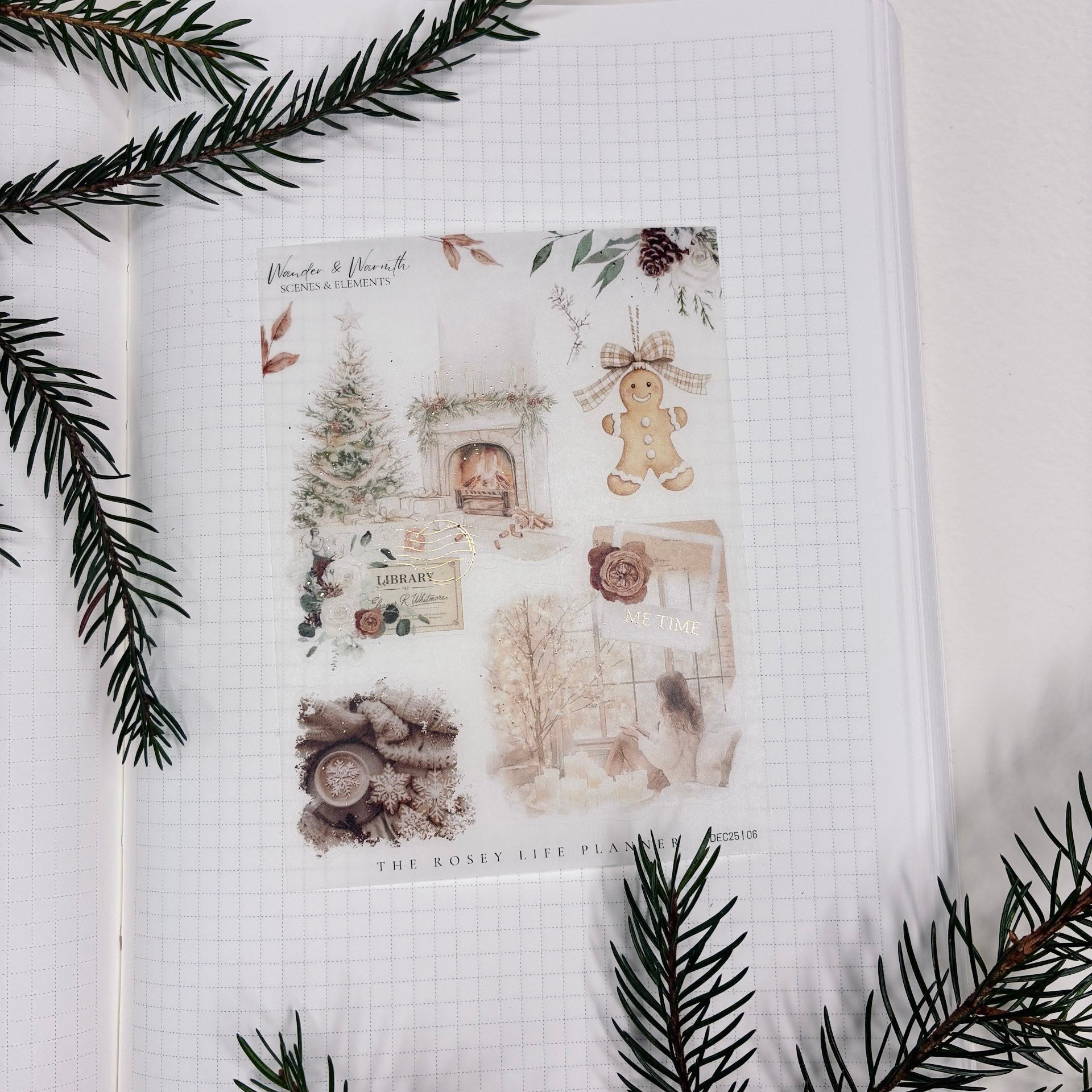 DECO STICKERS | SHEET 06 | CLEAR/ MATTE | DECEMBER 2025 COLLECTION ...