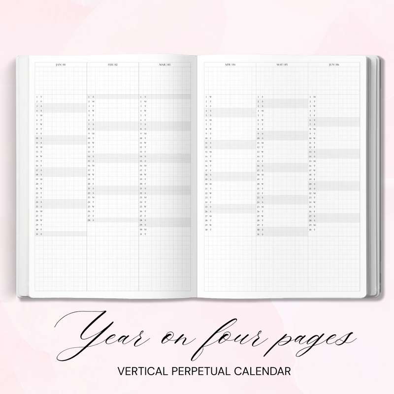 UNDATED | FLOW PLANNER | A5 | 52 GSM TRP | PREORDER HALF / FULL YEAR