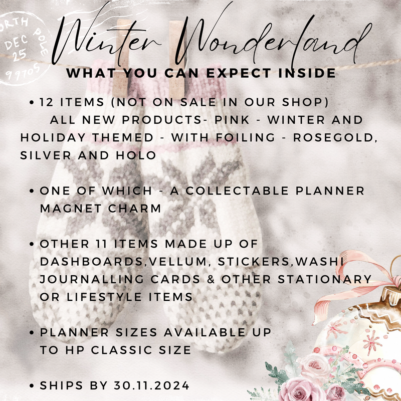 BOX PRESALE : PINK WINTER WONDERLAND THEMED MYSTERY BOX