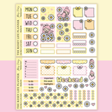 STICKER KIT | Daisy Lover | WEEKLY | A5 - HOBONICHI COUSIN - B6