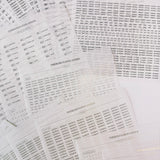 DATE STICKERS FOR UNDATED PLANNERS & NOTEBOOKS | GOLD, BLACK OR ROSE GOLD
