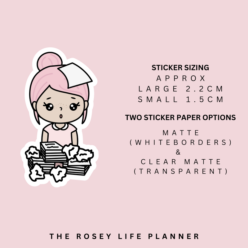 OVERWHELMED | ROSEY POSEY | CLEAR MATTE & MATTE | RP-070