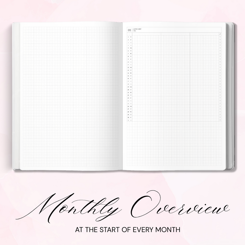 UNDATED | FLOW PLANNER | A5 | 52 GSM TRP | PREORDER HALF / FULL YEAR