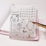 DECO STICKERS  | SHEET 22 | CLEAR/ MATTE  | JANUARY 2026 COLLECTION