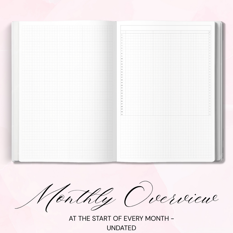 UNDATED | FLOW PLANNER | A5 | 52 GSM TRP | PREORDER HALF / FULL YEAR