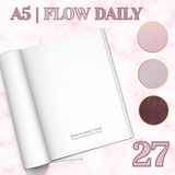 PREORDER | 2027 | A5 | FLOW DAILY | 52 GSM TOMOE RIVER PAPER