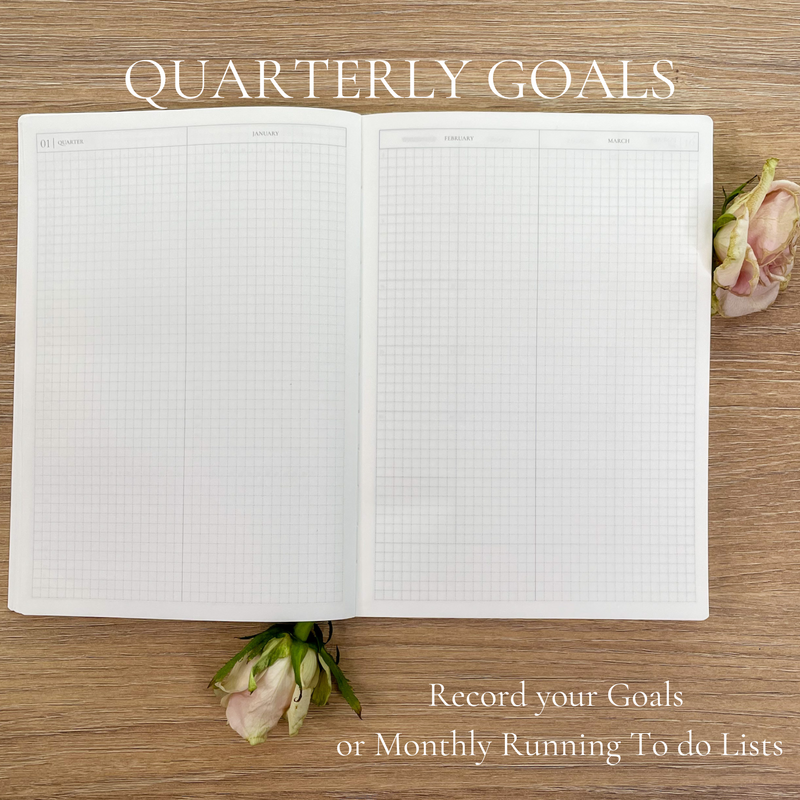 PREORDER: 2025 | DATED A5 ROSEY PLANNER | TOMOE RIVER PAPER