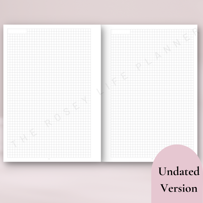 2024 & UNDATED VERSION | PRINTED | DAILY INSERTS |  ROSEY PLANNER