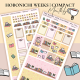 STICKER KIT | BOOK LOVER | MONTHLY | COMPACT- HOBONICHI WEEKS - A6 - PASSPORT