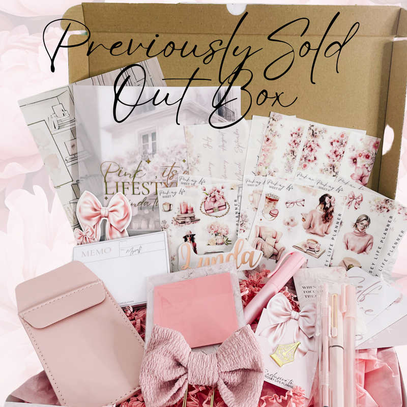 BOX PRESALE : I'M A PLANNER GIRL IN A PLANNER WORLD
