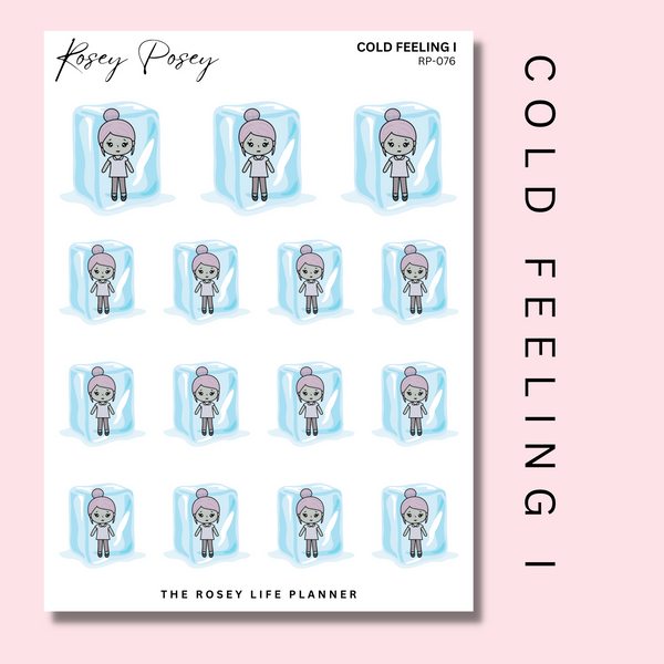 COLD FEELING | ROSEY POSEY | CLEAR MATTE & MATTE | RP-076