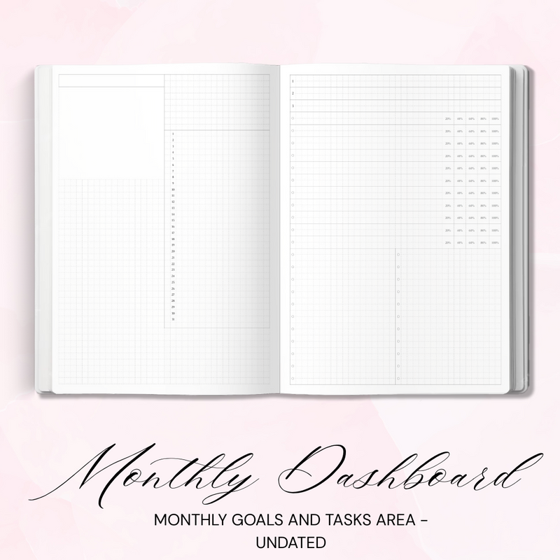 UNDATED | FLOW PLANNER | A5 | 52 GSM TRP | PREORDER HALF / FULL YEAR