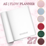 PREORDER | 2027 | A5 | FLOW PLANNER | 52 GSM TOMOE RIVER PAPER