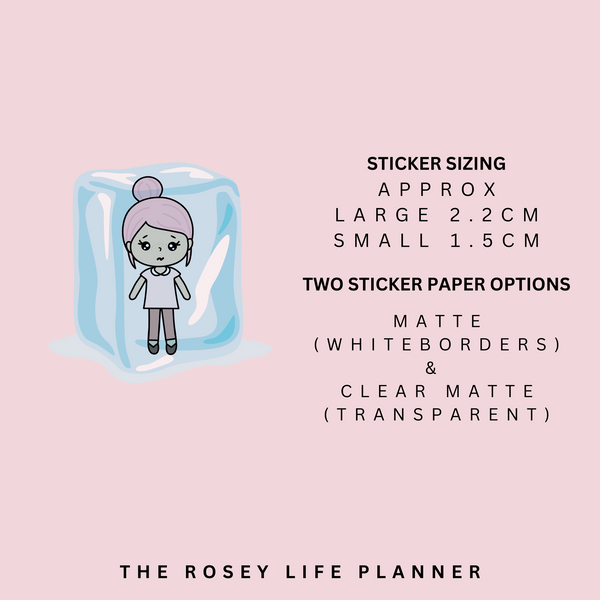 COLD FEELING | ROSEY POSEY | CLEAR MATTE & MATTE | RP-076