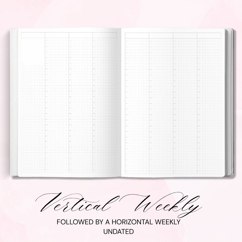 UNDATED | FLOW PLANNER | A5 | 52 GSM TRP | PREORDER HALF / FULL YEAR