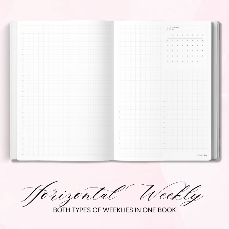 UNDATED | FLOW PLANNER | A5 | 52 GSM TRP | PREORDER HALF / FULL YEAR