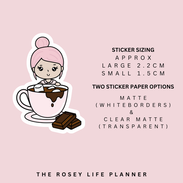 HOT COCOA | ROSEY POSEY | CLEAR MATTE & MATTE | RP-078