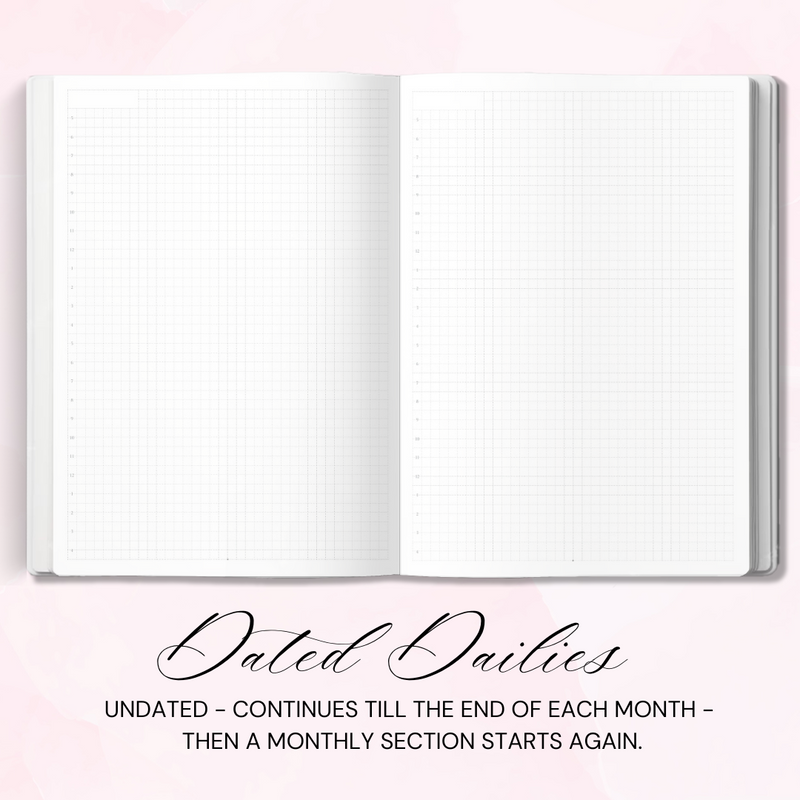 UNDATED | FLOW PLANNER | A5 | 52 GSM TRP | PREORDER HALF / FULL YEAR