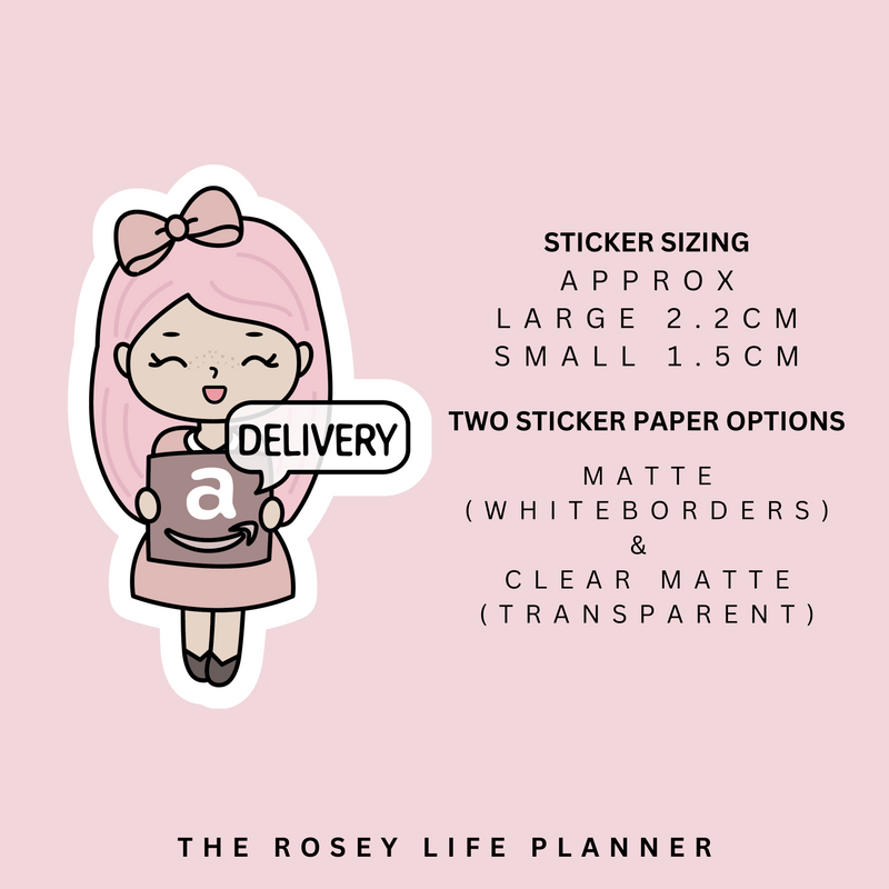 AMAZON DELIVERY | ROSEY POSEY | CLEAR MATTE & MATTE | RP-079