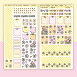 STICKER KIT | Daisy Lover | MONTHLY | COMPACT- HOBONICHI WEEKS - A6 - PASSPORT