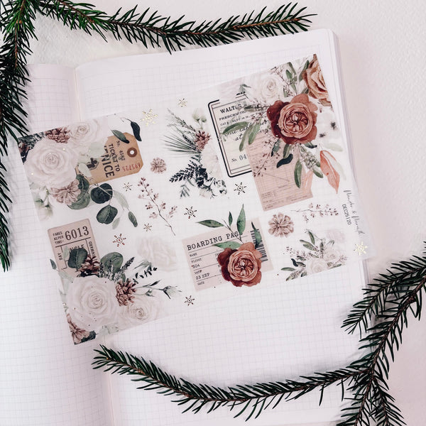 DECO STICKERS  | SHEET 20 | CLEAR/ MATTE  | DECEMBER 2025 COLLECTION