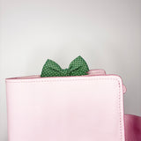 BOW PLANNER CLIP | GREEN DOT