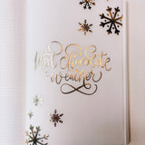 PLANNER DASHBOARD | VELLUM | Winter Wonderland 2.0