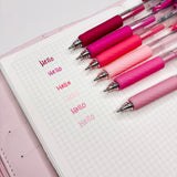 PEN SET OF 6 | PINK GEL PENS | ANNIVERSARY COLLECTION