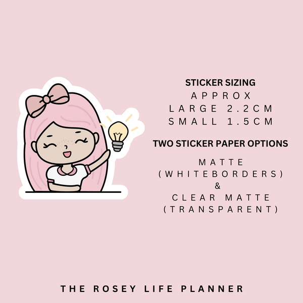 IDEA | ROSEY POSEY | CLEAR MATTE & MATTE | RP-083