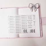 STICKERS | SHEET 09 | CLEAR | JANUARY 2026 COLLECTION