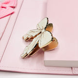 JOURNAL CLIP | WHITE LACE BOW | ANNIVERSARY COLLECTION