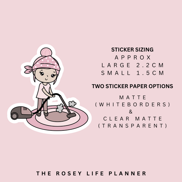 VACUUMING | ROSEY POSEY | CLEAR MATTE & MATTE | RP-085