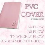 PREORDER | PVC JELLY COVER WITH POCKETS | FLOW PLANNERS & A5 GRANDE ONLY
