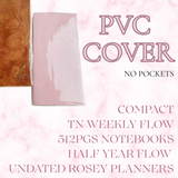 PREORDER | PVC CLEAR COVER | A5, B6, TN & COMPACT | NO POCKETS