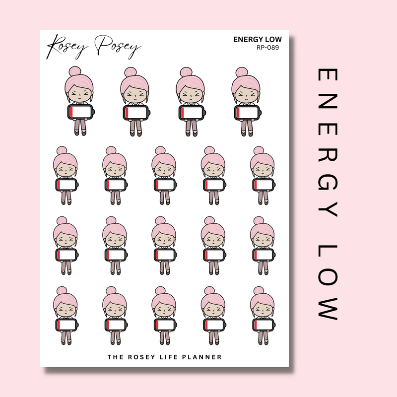 ENERGY LOW | ROSEY POSEY | CLEAR MATTE & MATTE | RP-089