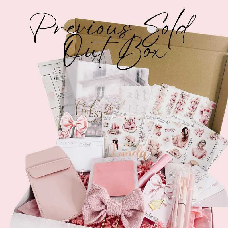 BOX PRESALE : PINK WINTER WONDERLAND THEMED MYSTERY BOX