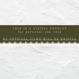 DIGITAL SUB KIT-  DECEMBER 2024 : INSTANT DOWNLOAD