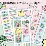 STICKER KIT | Nature Lover | WEEKLY | COMPACT- HOBONICHI WEEKS - A6 - PASSPORT