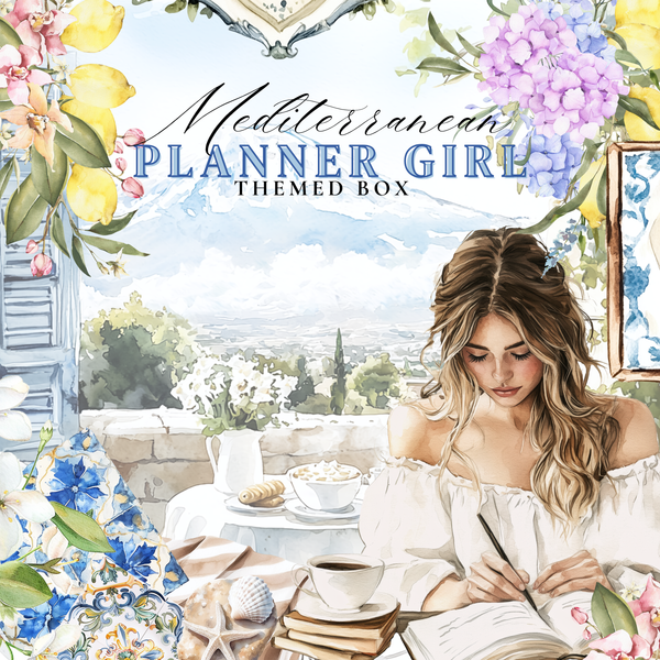 BOX PRESALE : Mediterranean Planner Girl | THEMED MYSTERY BOX