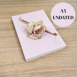 UNDATED | ROSEY PLANNER | A5 | TOMOE RIVER PAPER | PREORDER