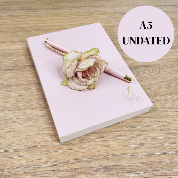 UNDATED | ROSEY PLANNER | A5 | TOMOE RIVER PAPER | PREORDER