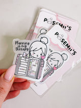 PLANNER THERAPY  | HOLOGRAHIC DECUT STICKER | PLANNER DECO | POSEMII COLLECTION